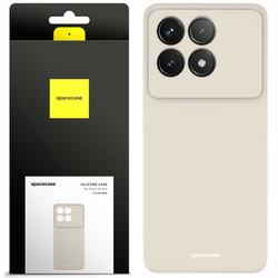 Spacecase Etui Silicone Case Poco F6 Pro bone