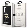 KARL LAGERFELD KLHCS23SSNIKBCK S23 S911 HARDCASE CZARNY/BLACK SILICONE IKONIK