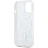 DKNY DKHMP14SHCPTSE iPhone 14 / 15 / 136.1" beżowy/beige hardcase IML Checkered Mono Pattern & Printed Stripes MagSafe