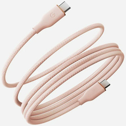 Kabel Energea Helix 60 USB-C do USB-C magnetyczny 480Mbps 60W 1.5m różowy