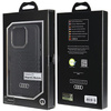 Audi Synthetic Leather MagSafe iPhone 14  Pro 6.1" czarny/black hardcase AU-TPUPCMIP14P-GT/D3-BK