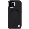 Etui BMW Signature Liquid Silicone MagSafe na iPhone 15 - czarne