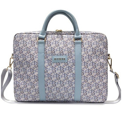 Guess Torba GUCB15HGCFSEB 16"niebieski/blue GCube Stripes