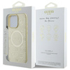 Guess GUHMP16XPSAPSMED iPhone 16 Pro Max6.9" złoty/gold hardcase Saffiano Peony Classic Logo MagSafe