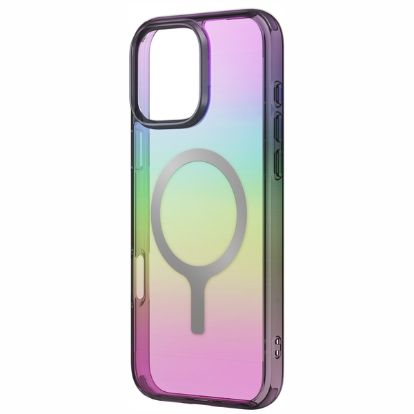 Etui UNIQ Iridescia do iPhone 16 Pro     Magclick Charging midnight