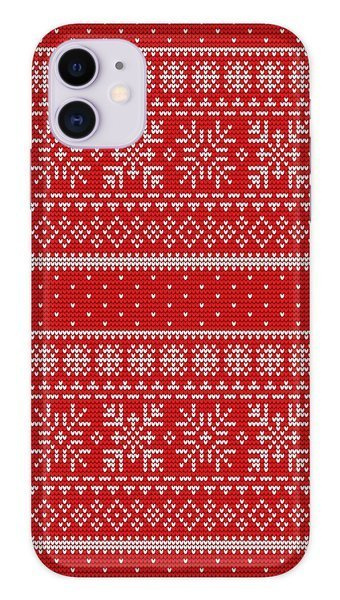 CASEGADGET CASE OVERPRINT RED SNOWFLAKE 11 PRO MAX