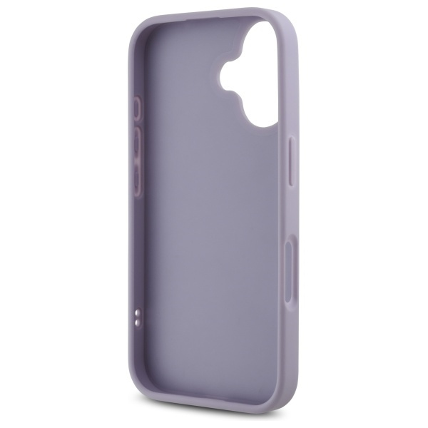Guess GUHCP16SPSQSQSU iPhone 16 6.1" jasnofioletowy/light purple hardcase Quiled Metal Logo