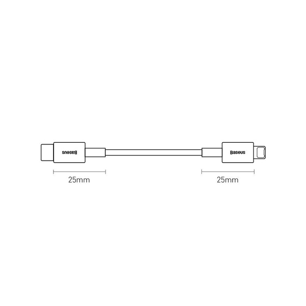 Baseus kabel Superior PD USB-C - Lightning 1,0 m czarny 20W