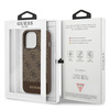 Guess GUHCP13LG4GLBR iPhone 13 Pro / 136,1" brązowy/brown hard case 4G Stripe Collection