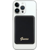 Guess Powerbank indukcyjny 5WGUPBM3ALGSGK 3000mAh czarny/black MagSafe Metal Script Logo