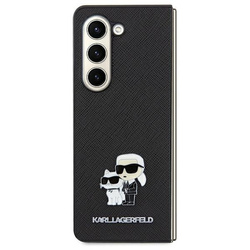 KARL LAGERFELD KLHCSA35SAKCNPK A35 A356 HARDCASE BLACK/BLACK SAFFIANO KARL&CHOUPETTE PIN