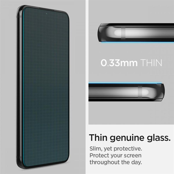 SZKŁO HARTOWANE SPIGEN GLAS.TR ”EZ FIT” 2-PACK GALAXY S22