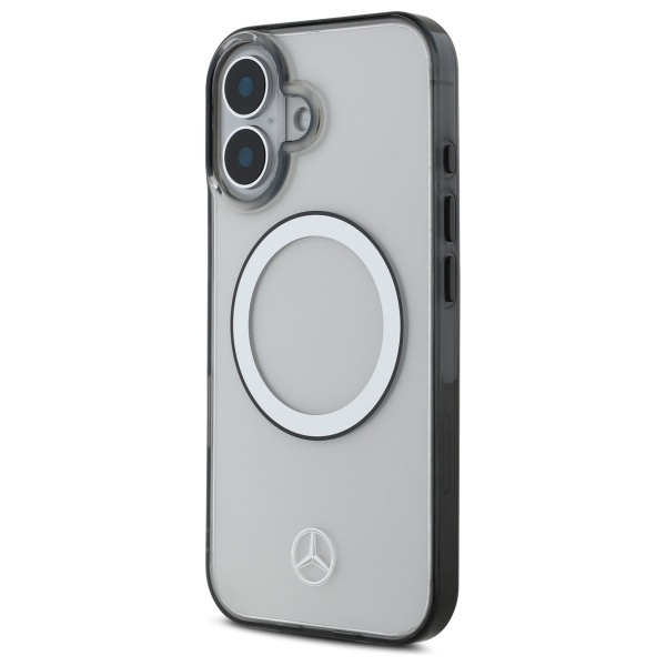 Mercedes MEHMP16S23HUOKC iPhone 16 6.1"   transparent hardcase Printed logo MagSafe
