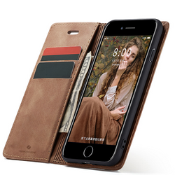 Spacecase Etui Wallet iPhone 7/8/SE 2020 light brown