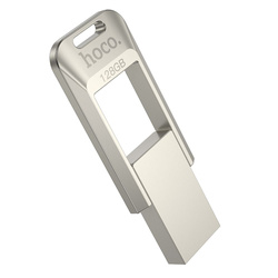 Pendrive 128GB USB 3.0 (USB A) Hoco UD16 nikiel
