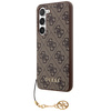Guess GUHCS24SGF4GBR S24 S921 brązowy/brown hardcase 4G Charms Collection