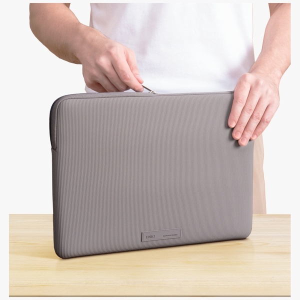 Torba na laptopa UNIQ Cyprus Ridge       Edition Laptop Sleeve 14" water-resistant neoprene szary