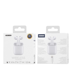 JELLICO wireless earphones AirBlue C White