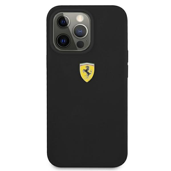 Ferrari FESSIHCP13LBK iPhone 13 Pro / 13 6,1" czarny/black hardcase Silicone