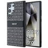 DKNY DKHCS24LPRTHSLK S24 Ultra S928 czarny/black hardcase Leather Mono Stripe & Metal Logo