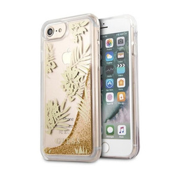 Guess GUHCP7GLUPRG iPhone 6/7/8/SE 2020 / SE 2022 różowo-złoty/rose gold hard case Palm Springs Glitter Liquid