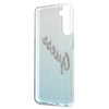 Guess GUHCS21MPCUGLSBL S21+ G996niebieski/blue hardcase Glitter Gradient Script