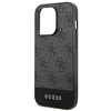 Guess GUHCP14XG4GLGR iPhone 14 Pro Max6,7" szary/grey hard case 4G Stripe Collection