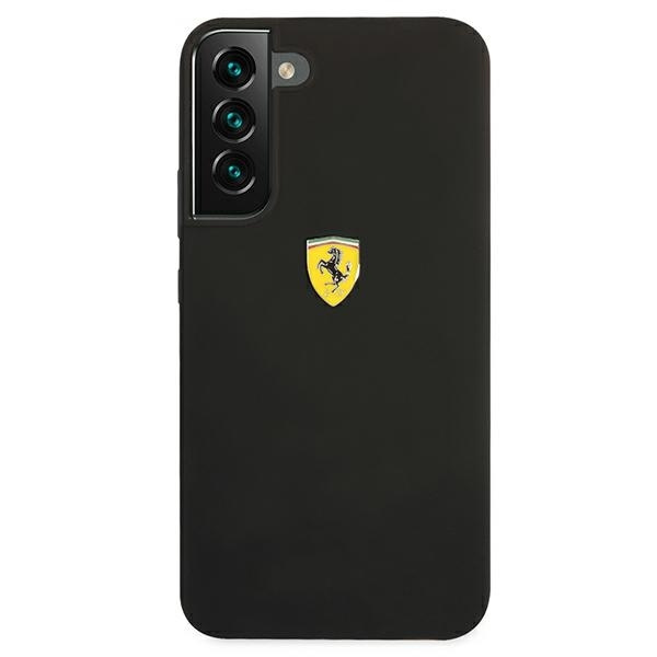 Etui Ferrari On Track Silicone na Samsung Galaxy S22+ - czarne