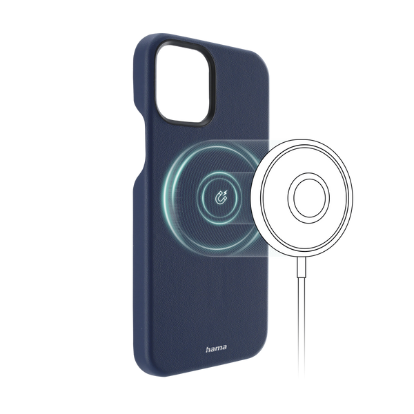 HAMA MAGCASE FINEST SENSE CASE IPHONE 12/12 PRO BLUE 00196791