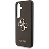 Etui Guess Grained Big 4G Logo Small      Classic Logo do Samsung Galaxy S25 Plus brązowy