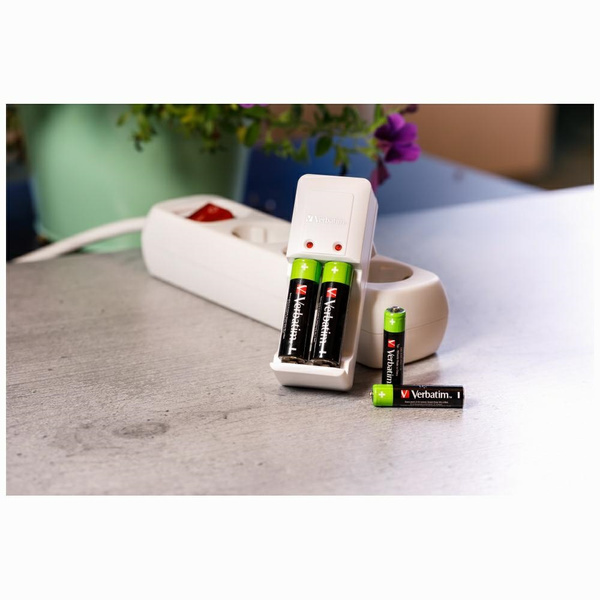 Verbatim Akumulator NiMH AAA 950mAh      Premium HR03 4szt czarny/black 49514