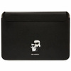 Karl Lagerfeld Saffiano Karl&amp;Choupette case for a 14" laptop - black