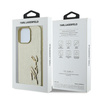 Karl Lagerfeld KLHCP16LPFMFBKMD iPhone 16 Pro 6.3" złoty/gold hardcase Metal Signature