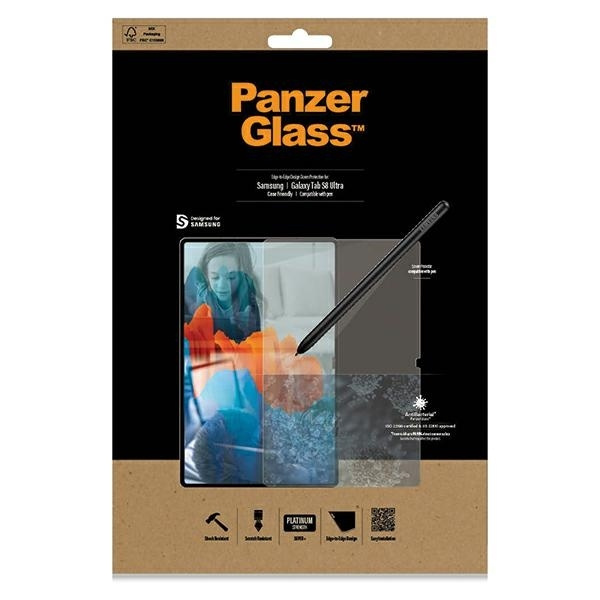 PanzerGlass E2E Super+ Samsung Tab S8 Ultra Case Friendly