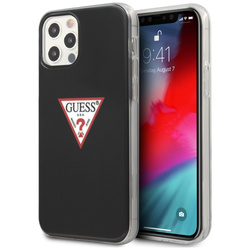 Guess GUHCP12MPCUCTLBK iPhone12/12 Pro 6,1" czarny/black hardcase Triangle Collection