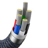 Baseus CAJY000301 Lightning - USB-C PD QC cable 20W 480Mb/s 2m - black