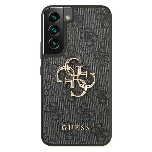 GUESS GUHCS22S4GMGGR S901 S22 SZARY/GREY HARDCASE 4G BIG METAL LOGO