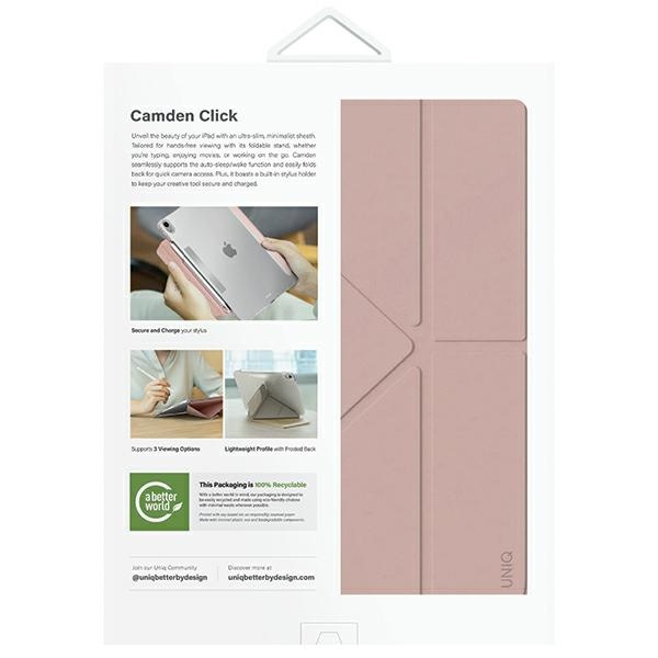 UNIQ etui Camden Click iPad Air 13" (2024) różowy/blush pink