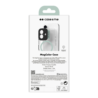 SBS iPhone 16 case with camera protection and colorful MagSafe module