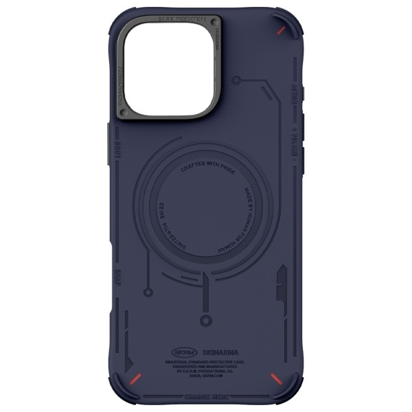 Skinarma etui Mecha iPhone 16 Pro Max     6.9" Magnetic Charging granatowy/navy