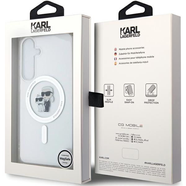 KARL LAGERFELD KLHMS24SHGKCNOT S24 S921 TRANSPARENT HARDCASE IML KARL&CHOUPETTE MAGSAFE