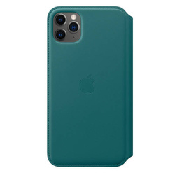 APPLE LEATHER FOLIO CASE MY1Q2ZM / A IPHONE 11 PRO MAX PEACOCK PEN ORIGINAL SEAL