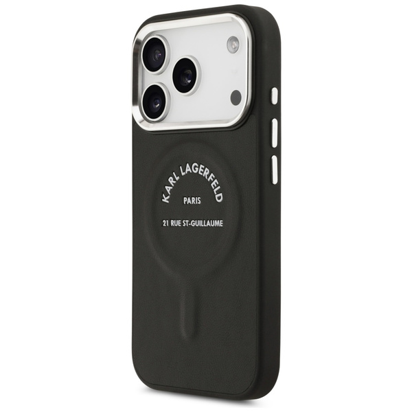 Etui Karl Lagerfeld Karl RSG Logo        MagSafe do iPhone 17 Pro Max czarny