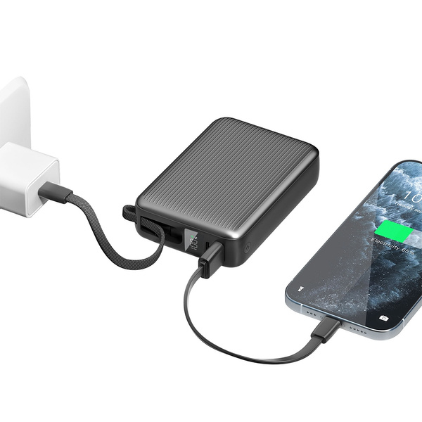 PowerBank Energea Integra Ultra 45       20000mAh kabel USB-C PD45W szary