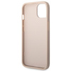Guess GUHCP14SG4GFPI iPhone 14 / 15 / 136.1" różowy/pink hard case 4G Metal Gold Logo