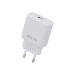 Beline Ład. siec. 1x USB-C 25W biała /white (only head) PD 3.0  BLNCW25 GaN