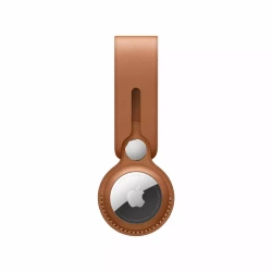 APPLE MX4A2ZM/A AIRTAG LOOP AIRTAG STRAP SADDLE BROWN OPEN PACKAGE
