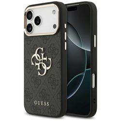Etui Guess 4G Big 4G Classic Logo do     iPhone 17 Pro Max czarny złoty