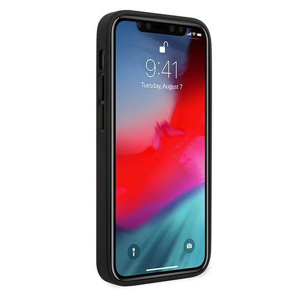 Guess GUHCP12SVSATMLRE iPhone12 mini 5,4" czerwony/red hardcase Saffiano