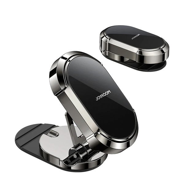 JOYROOM CAR MAGNETIC SELF-ADHESIVE FOLDABLE PHONE HOLDER (DASHBOARD / COCKPIT) DARK GRAY (JR-ZS312)